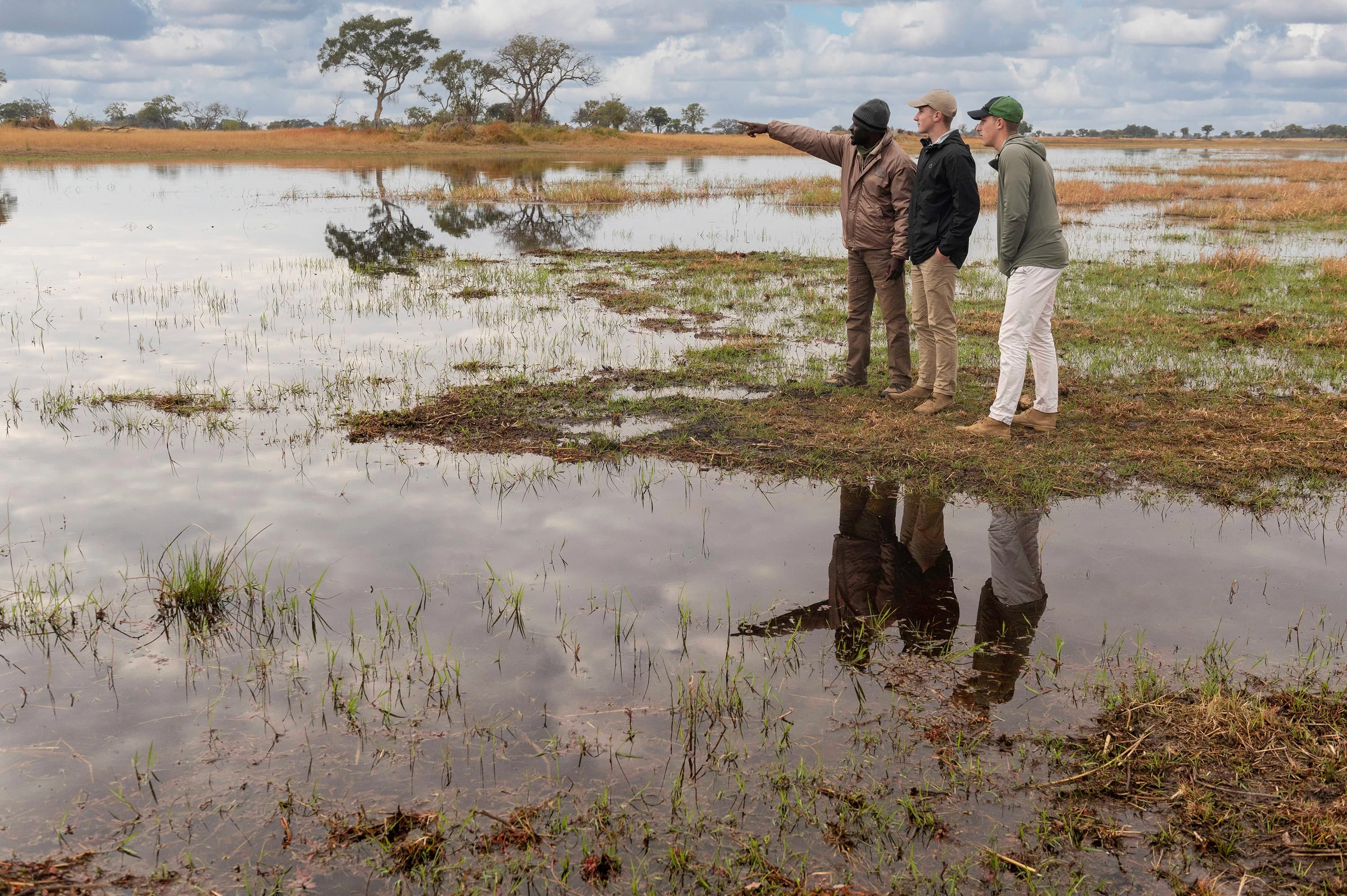 experience wildlife walking safari flood plains